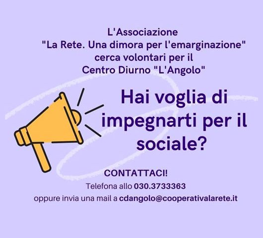 Ricerca Volontari La Rete