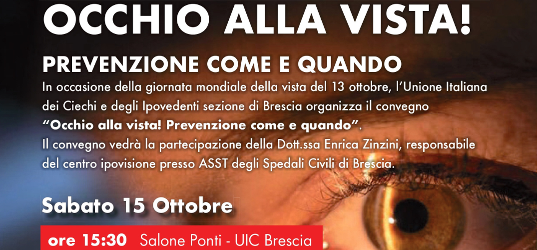 Occhio alla vista! Prevenzione come e quando - CSV Lombardia