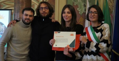 I volontari di We Roof premiati con Il Sole d'Oro