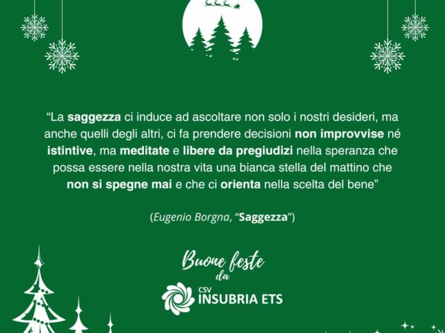 Auguri di Natale 2024 csv insubria