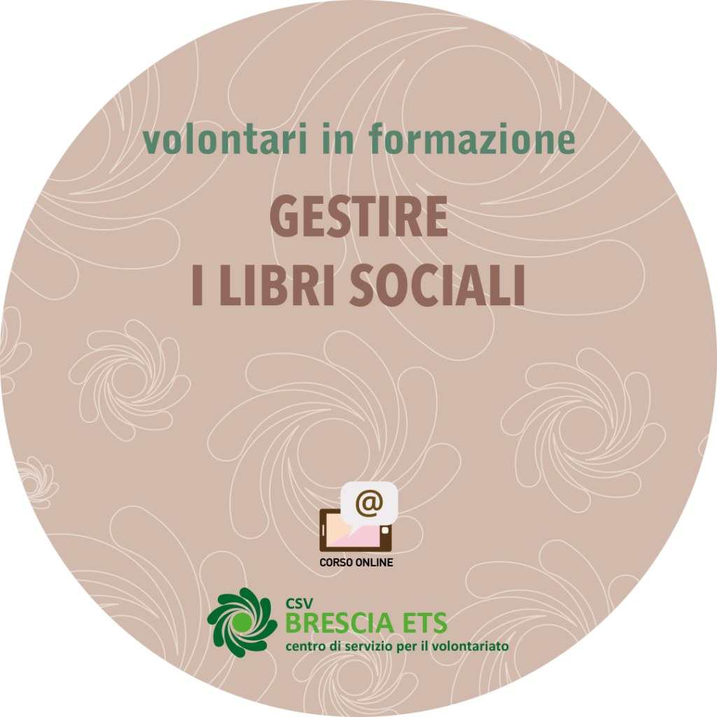 CSV Brescia Corso Gestire i libri sociali