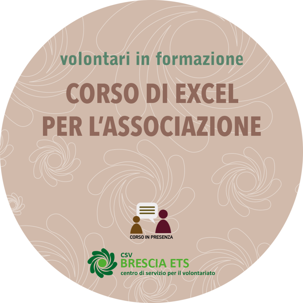 CSV Brescia Excel per l'associazione