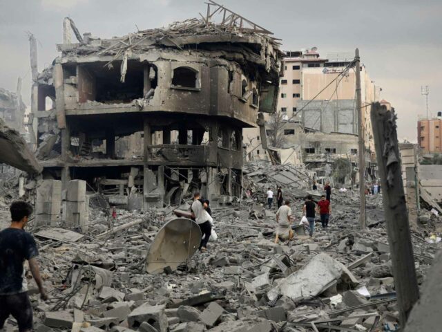 Immagine di Gaza distrutta dal sito di medici senza Frontiere