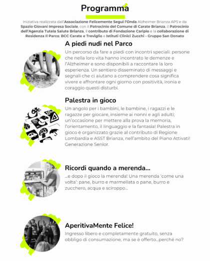 A piedi nudi nel Parco POST SOCIAL -Verso