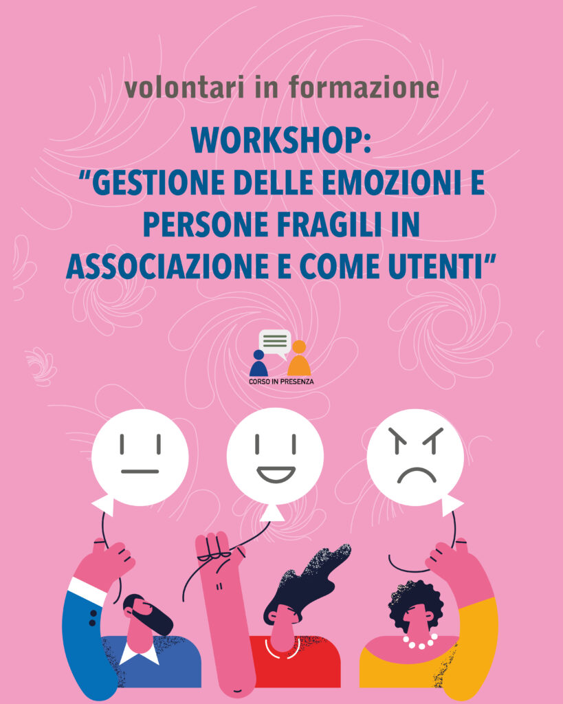 CSV BS Volontari in formazione Gestione delle emozioni