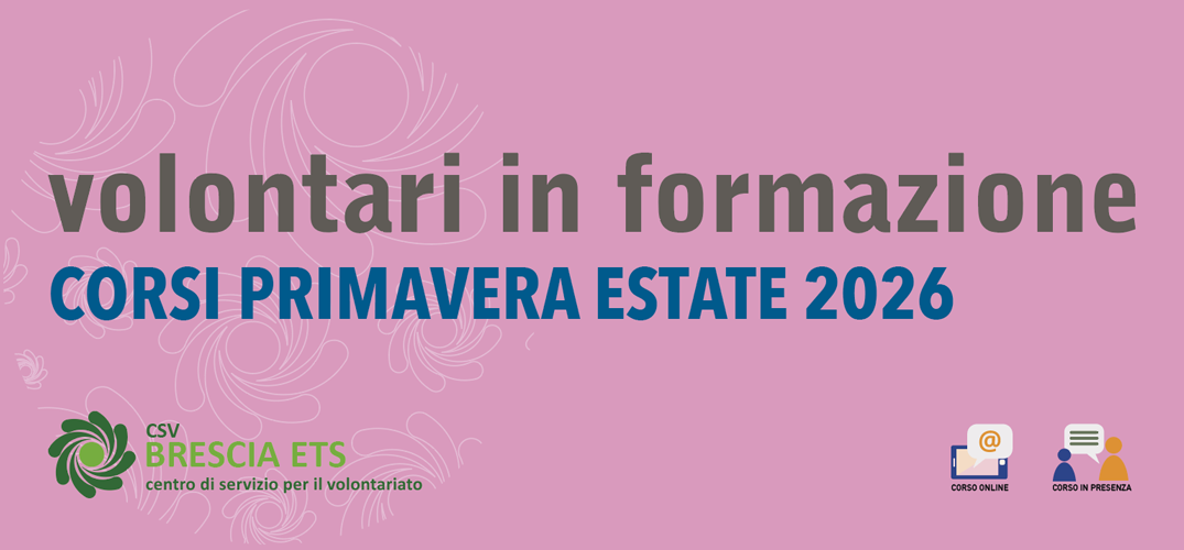 CSV Brescia- Volontari in formazione primavera estate 2026