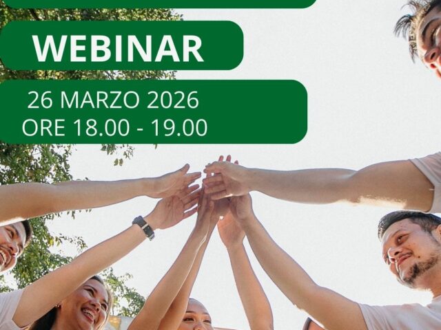 Webinar online giovedì 26 marzo dalle 18:00 alle 19:00 per Servizio Civile Universale