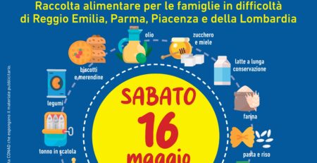 Locandina Dona una spesa edizione 2026. Appuntamento sabato 16 maggio