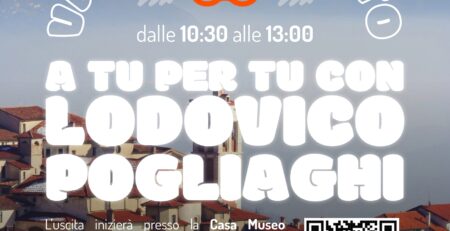 Locandina a tu per tu con Lodovico Pogliaghi, evento organizzato da Benandanti di Tradate