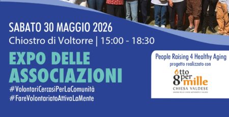Locandina evento "Expo delle associazioni", a cura dell'associazione Progetto Rughe ODV in programma per sabato 30 maggio