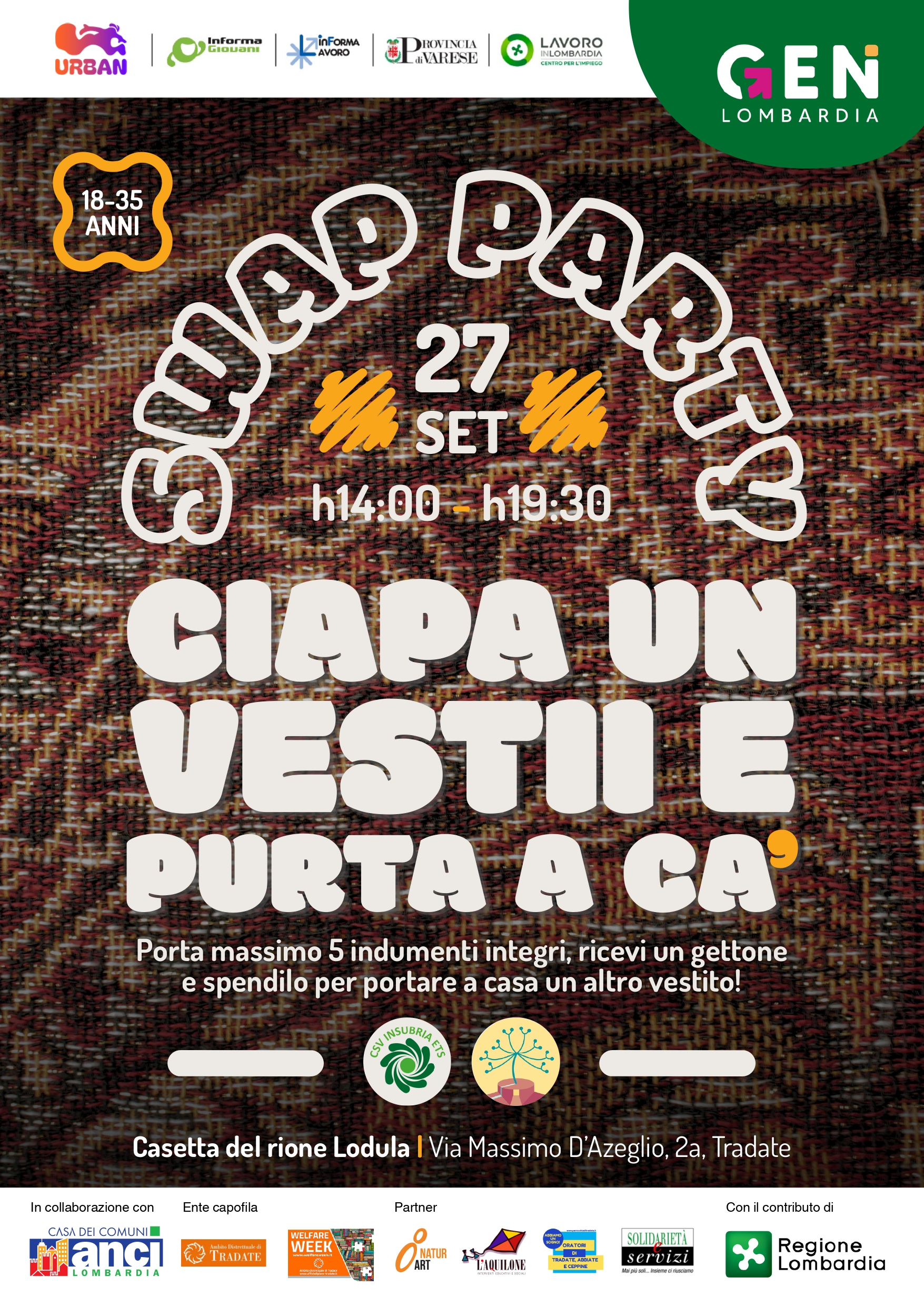 Secondo evento di Swap Party a Tradate
