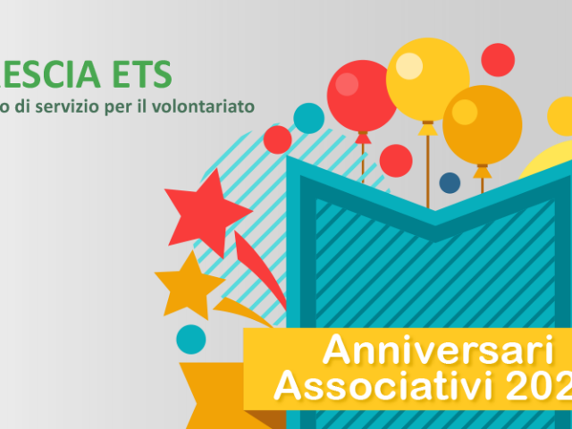 Anniversari Associativi 2026 CSV Brescia