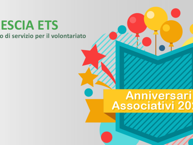 Anniversari Associativi 2026 CSV Brescia