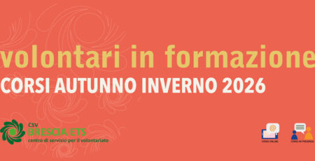 Volontari in formazione Autunno Inverno 2026