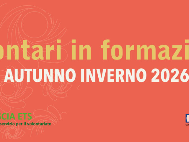 Volontari in formazione Autunno Inverno 2026