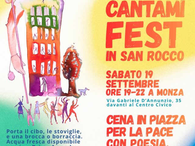 mangiami scrivimi cantami san rocco settembre 2026