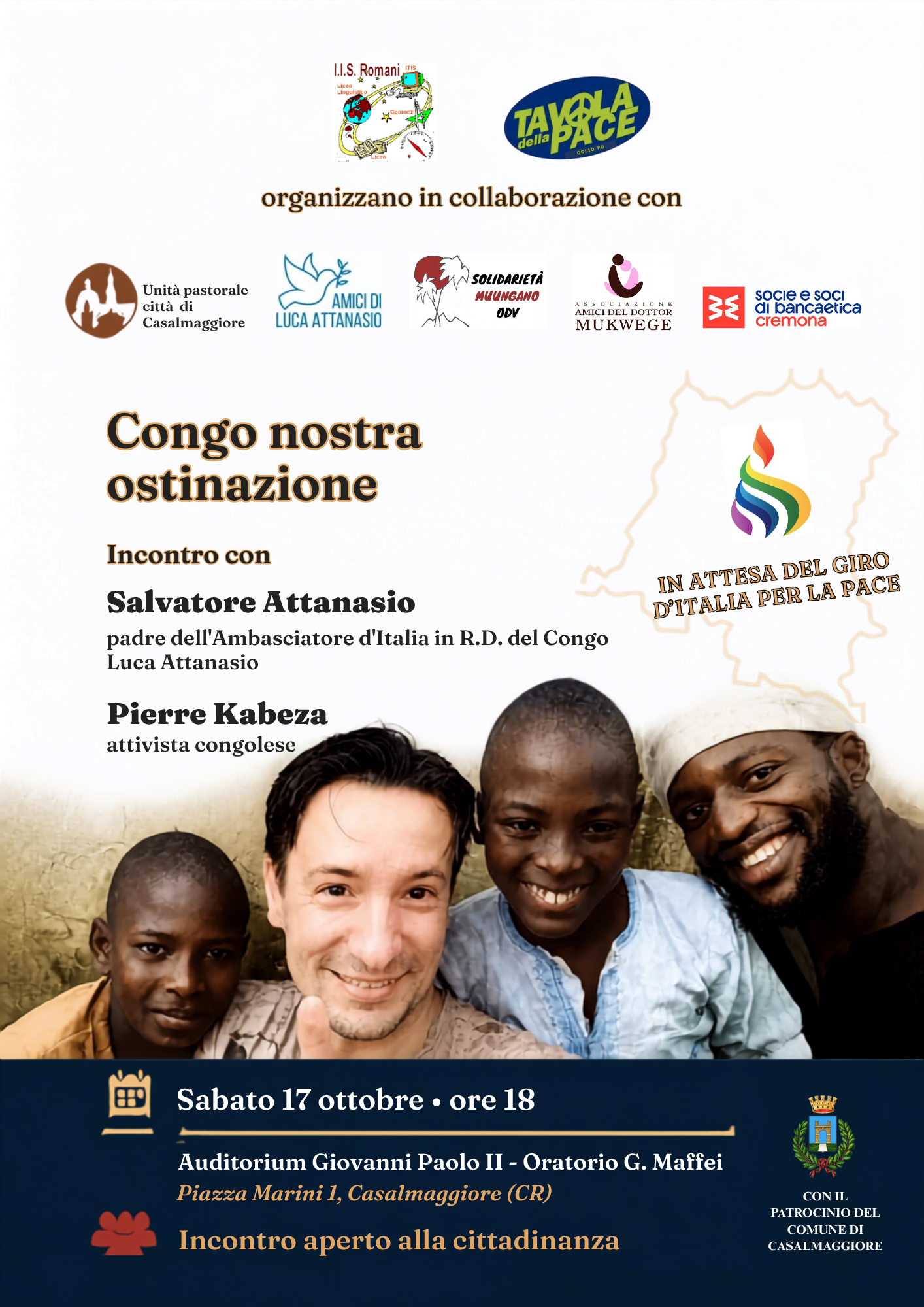 ‘Congo nostra ostinazione’ a Casalmaggiore - CSV Lombardia